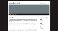 Desktop Screenshot of jamessutherland.com